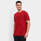 Men's 100% Cotton T-Shirt, Maroon, small image number null